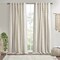 Gracie Mills Cotton Printed Curtain Panel with Chenille Stripe and Lining - GRACE-13994